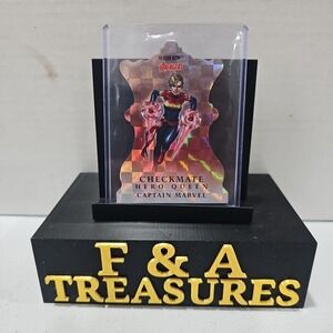2022 Fleer Marvel Ultra Avengers Checkmate Hero Queen Captain Marvel #CP-15